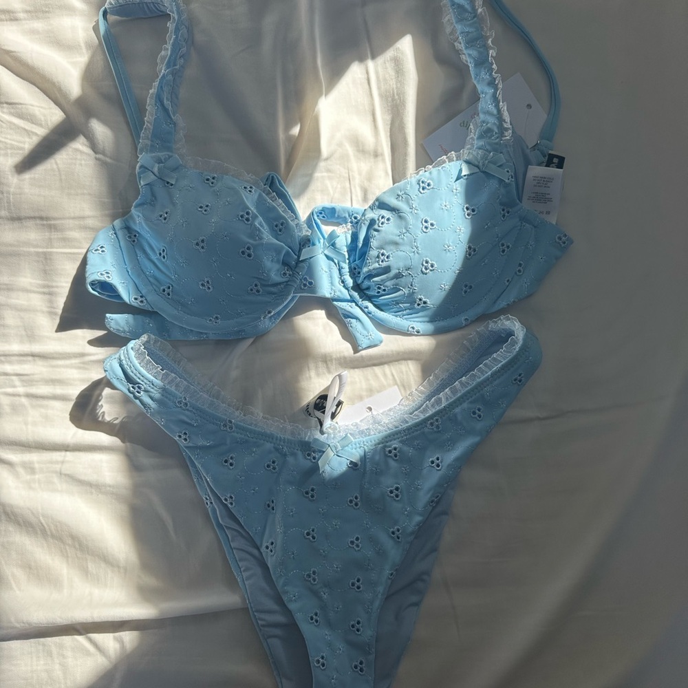 BRAND NEW Dippin Daisey’s Priscilla Bikini Set in Baby Blue